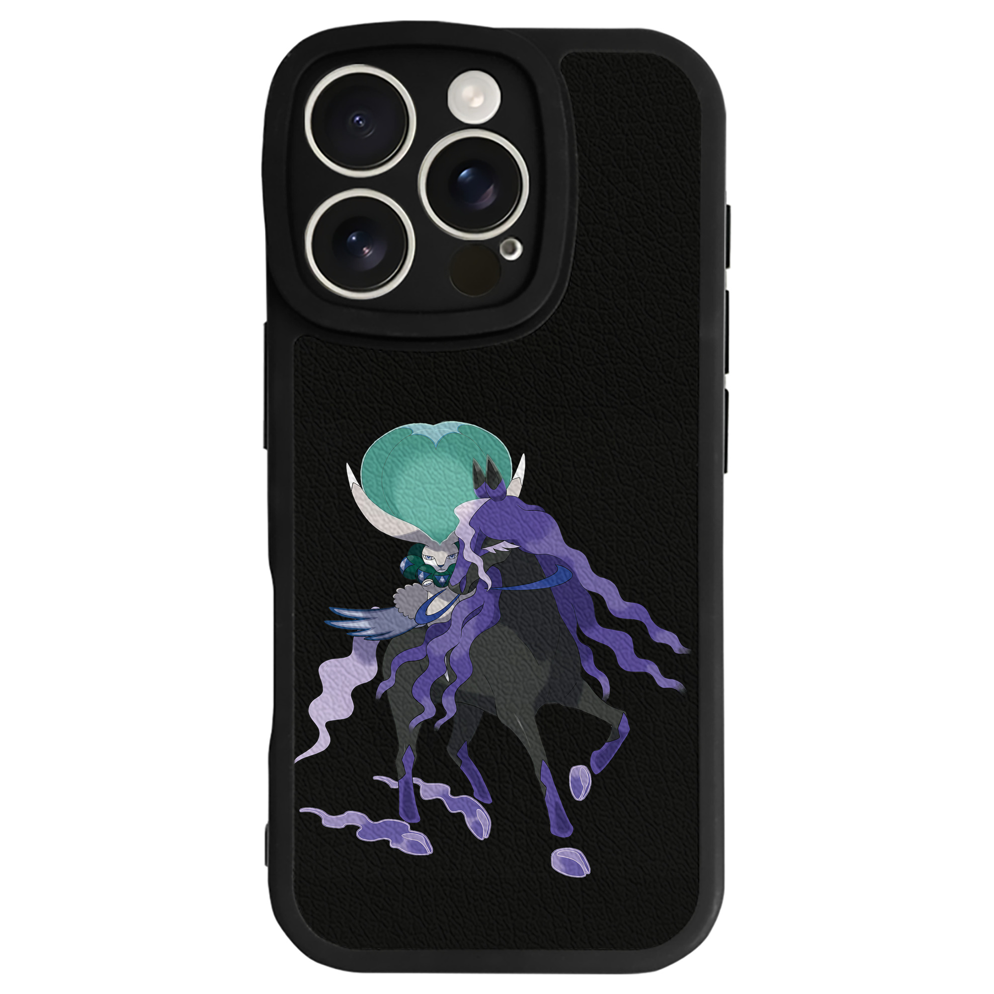 （画像用） ポケットモンスター Pokémon 【iPhone 16シリーズ対応】シリコンスマホケース（レザー調） 材質：シリコン